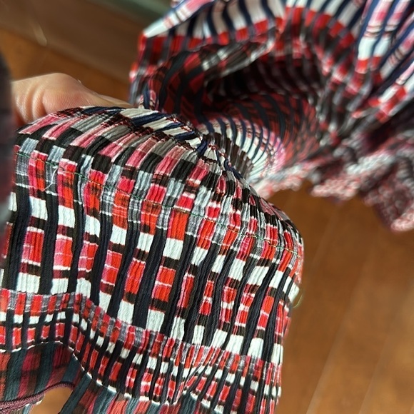 Saloni printed long dress size US 2 or small. - Picture 9 of 11